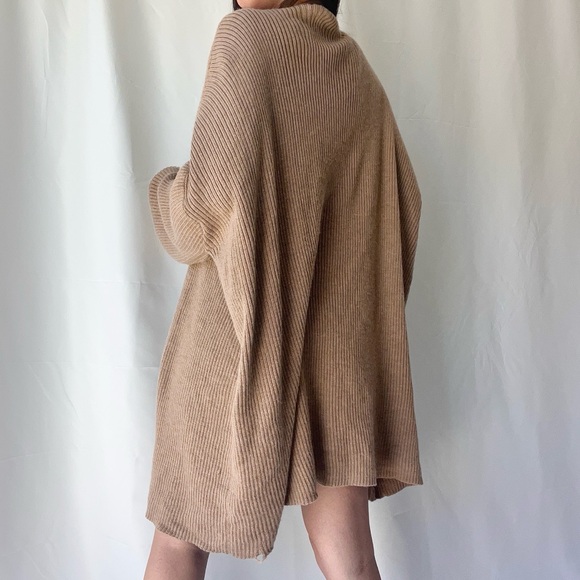 Her the Label Oversized Wool Rib Cardigan - Picture 4 of 6